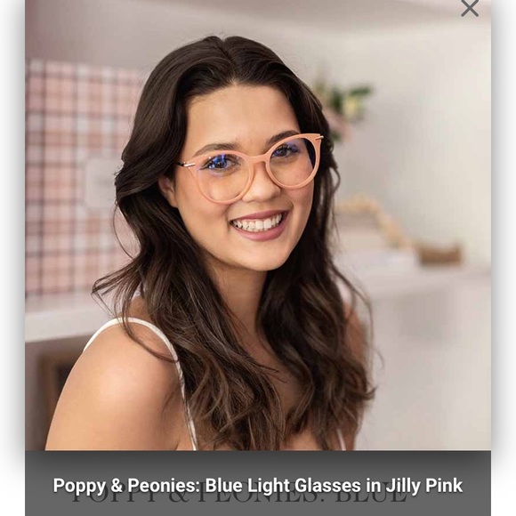 Jillian Harris Poppy & Peonies Blue Light Glasses - Picture 5 of 9